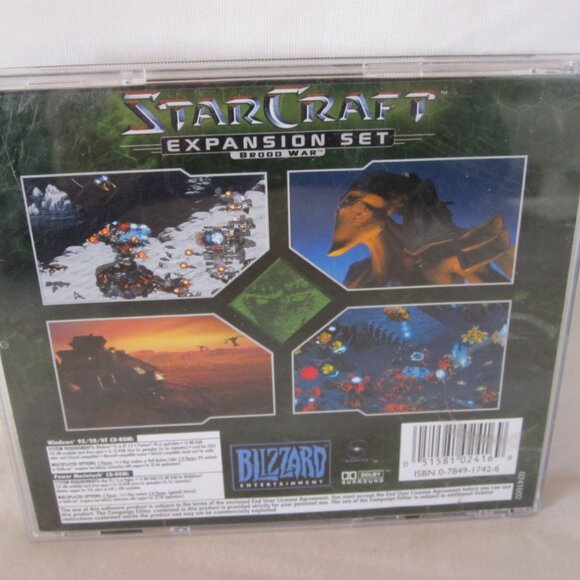 PC CD-ROM Video Game: 1999 Starcraft Expansion Set - Brood War - Picture 2 of 4